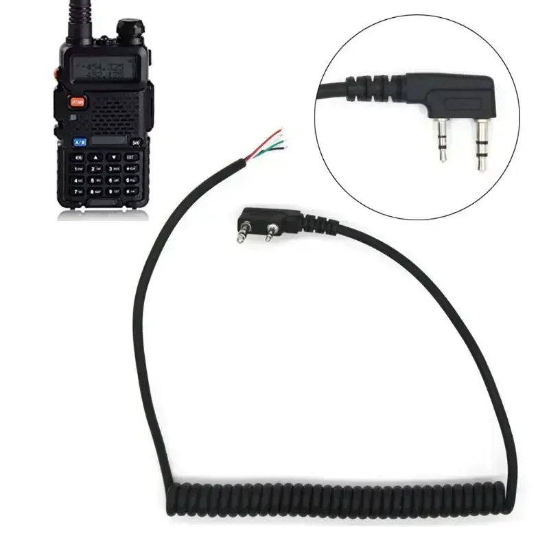 Cavo altoparlante walkie-talkie con microfono per baofeng UV5R per kenwood TK-240 B95D