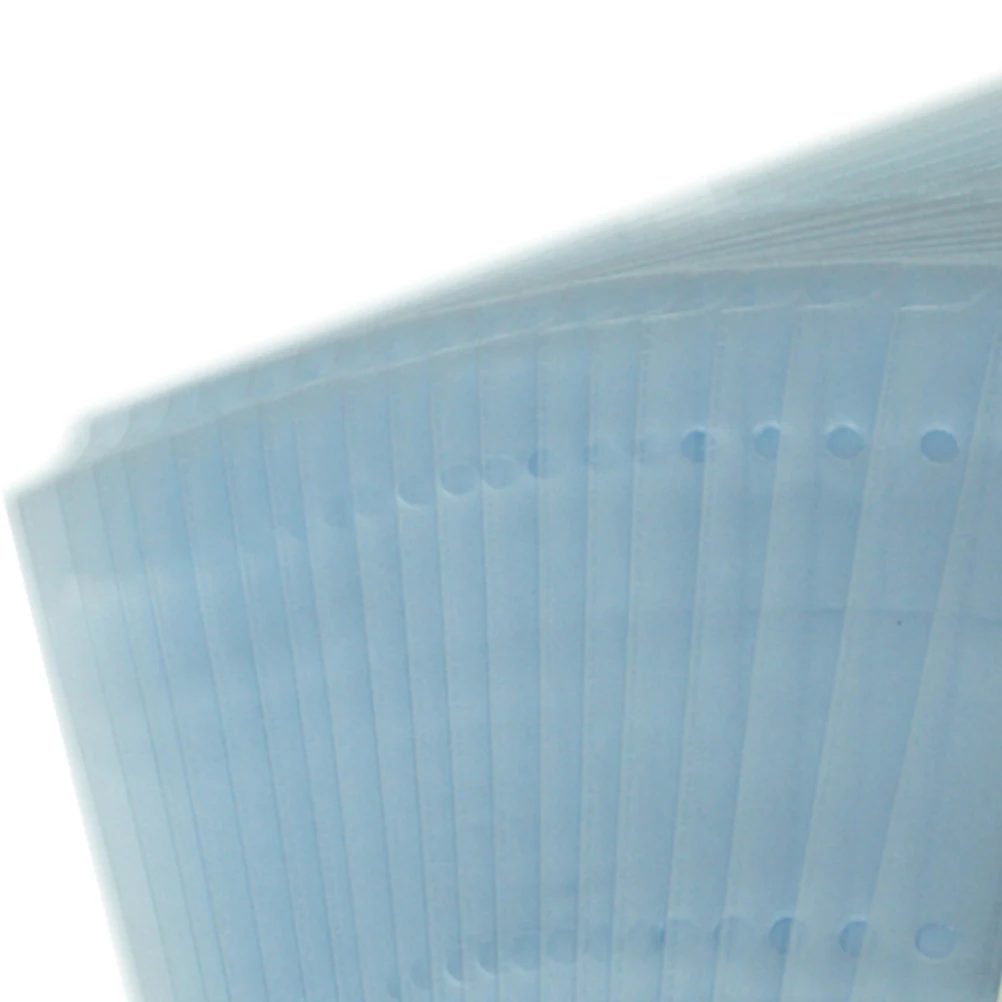 24 Pcs A4 Business Card Book Transparent Pockets Paper Holder Collection Bag Waterproof Loose Leaf File Sheet Storage