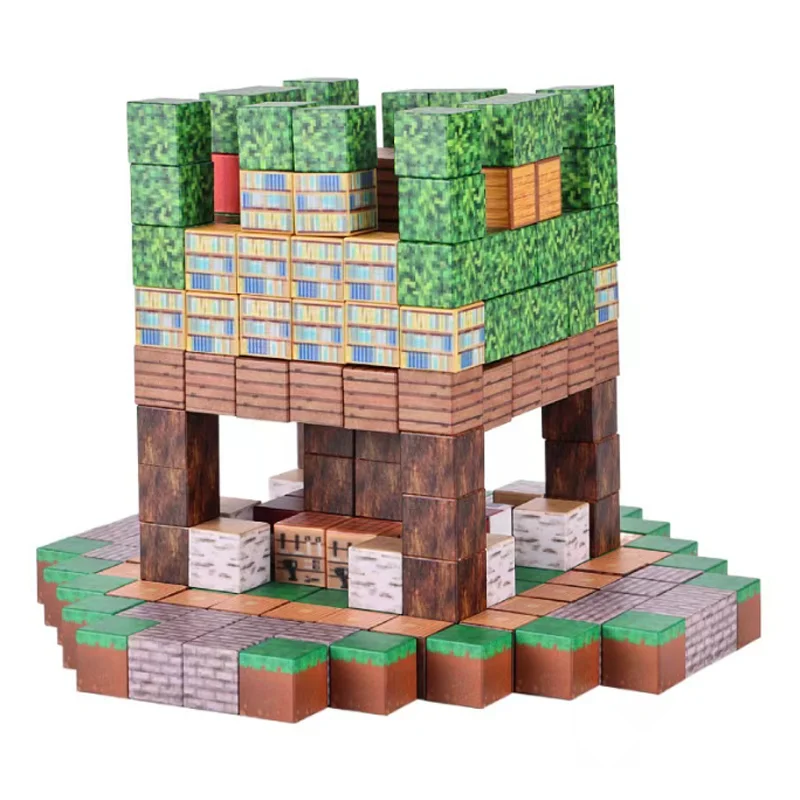 Magnetische wereld magnetische blokken speelgoed educatief magnetisch speelgoed voor kinderen voor jongens meisjes Montessori zintuiglijke kubussen voor peuters