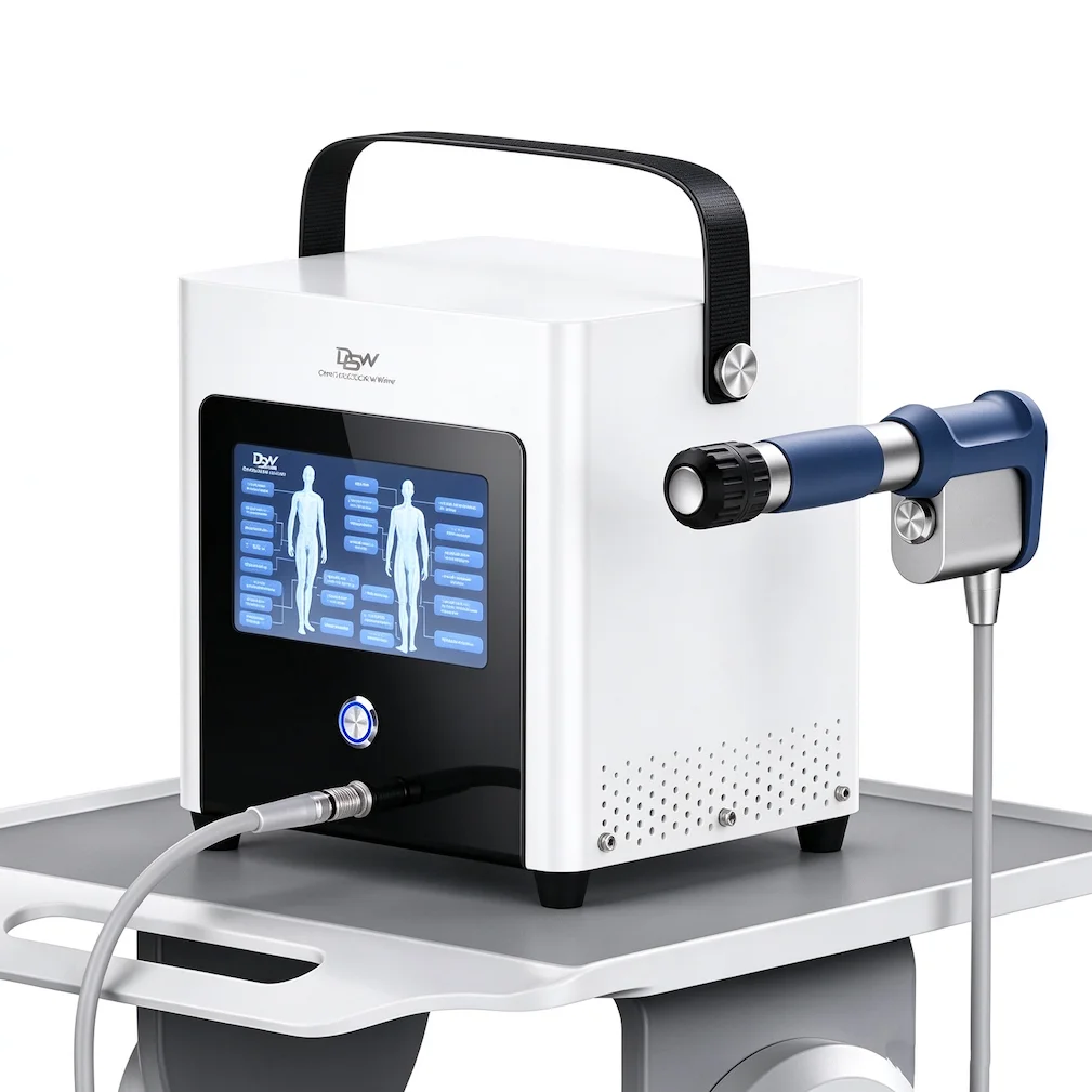 MB11c Portable Eswt Device Dr. Shock Wave Machine Low Intensity Precise Power Output Pneumatic Acoustic Shockwave