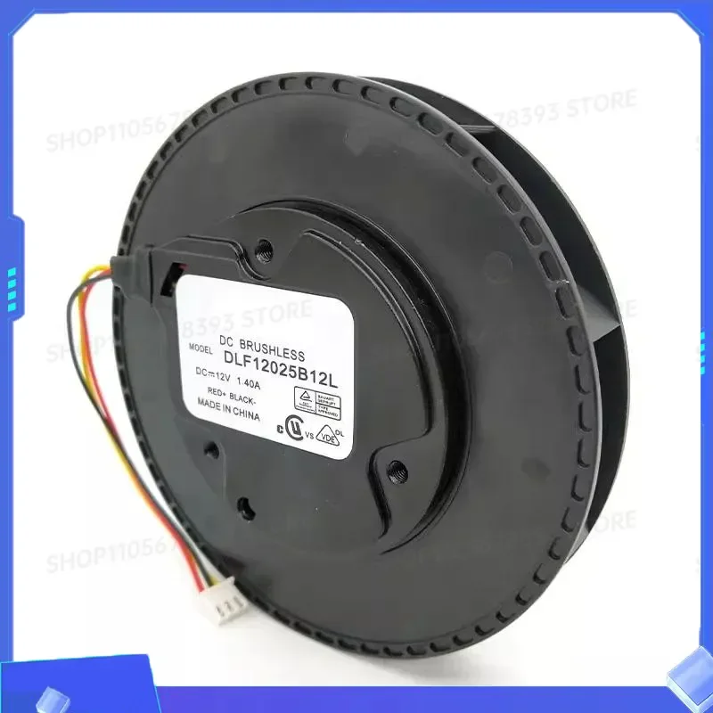 for 12025 Centrifugal Fan DC Motor 12V 24V Air Blower Turbo Axial Fan 120x25mm for Air Purifier Cooling System