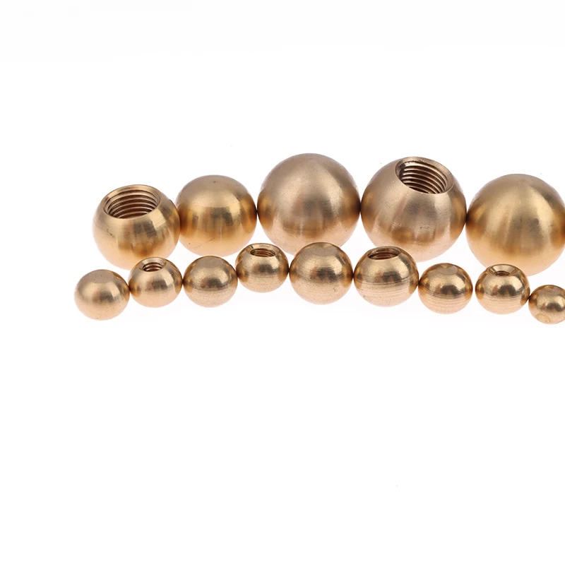 10Pcs M3/M4/M5/M6/M10 Brass Female Ball Head Copper Inner Tooth Ball Nut Light Cap Nut Cover Lighting Accessories