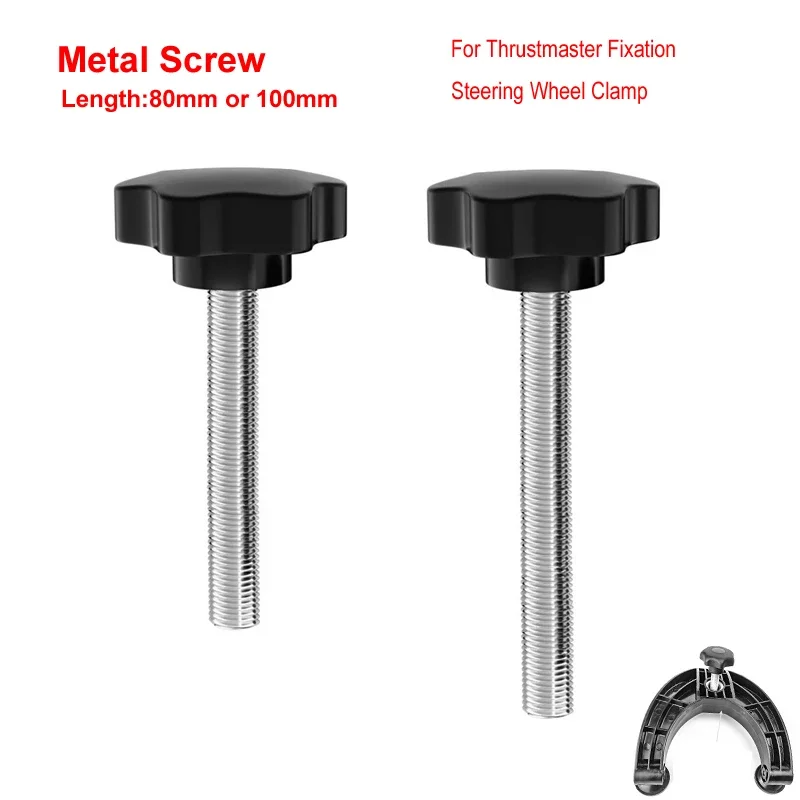 Tornillo Metálico Mejorado para Thrustmaster T300 TX TS-XW TS-PC T500 458, Tornillo de Fijación para Soporte de Volante de Simulador