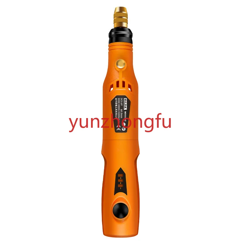 Mini electric grinder, mini charging, manual art jade carving pen, 3.6V electric micro electric drill tool, bare machine version