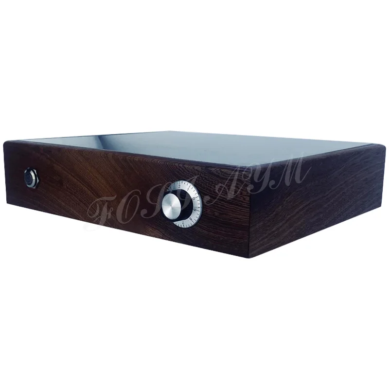 Imagem -06 - Preamplifier Chassis Tubo de Vácuo Caixa de Alumínio Shell do Chassi Faça Você Mesmo Box 300*65*250 mm Sapele Quadro de Madeira