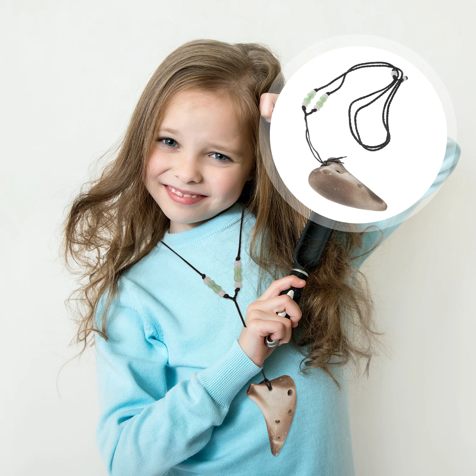 

Portable Dolomite 6 Hole Ocarina Mini Music Instrument Beginner Kids Student Birthday Gift 6 Hole Ocarina Music Instrument