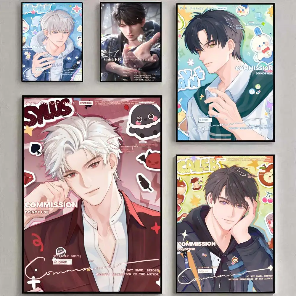 Póster de Anime L-Love y D-D-Deep Space, lienzo impermeable HD, arte: decoración de pared estética para el hogar, Bar y más