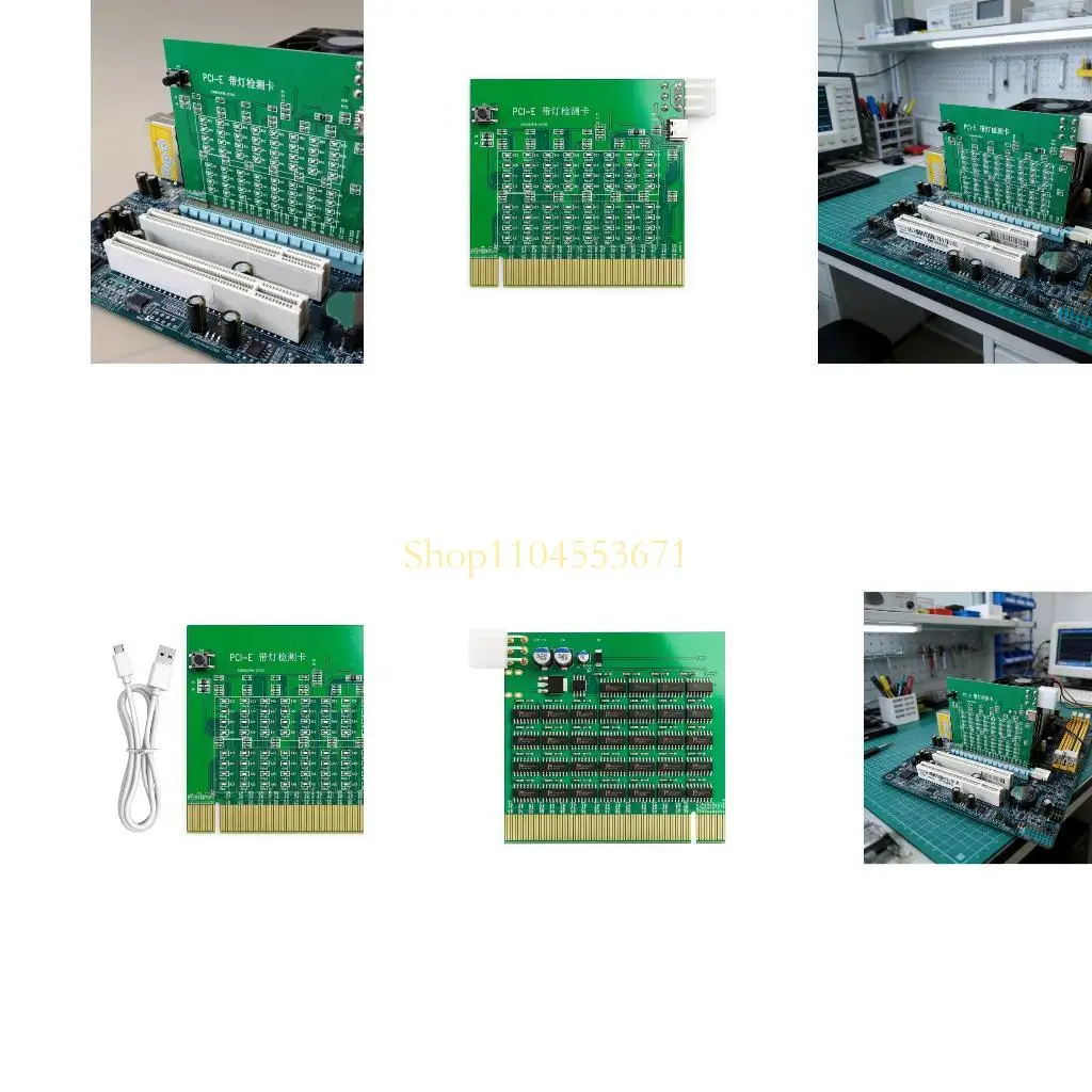 

Best Seller User Friendly PCIE 16X Slot Diagnostic Card With LED Indicators For DIY Builders