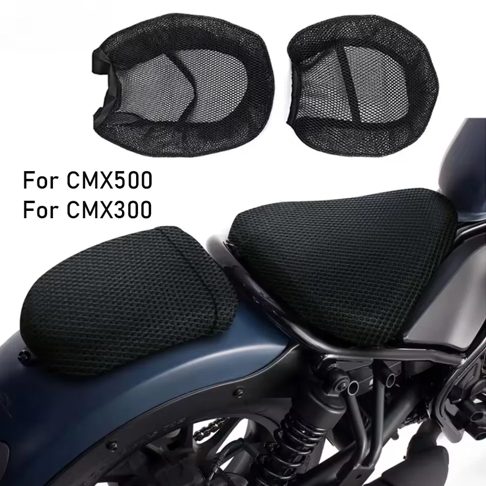 

For Honda Rebel CMX500 CMX300 2017-2020 CMX 1100 Rebel ​2021 Motorcycle 3D Mesh Cushion Breathable Protection Seat Cover