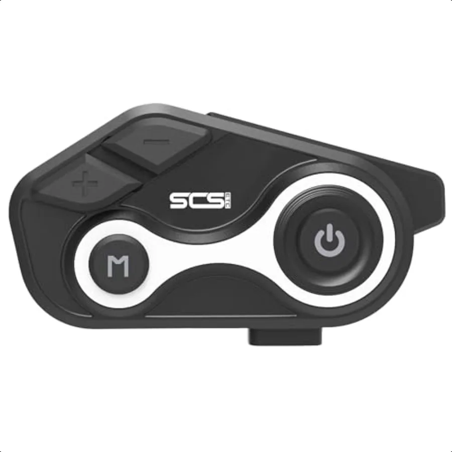 

Motorcycle Bluetooth Intercom Helmet Headset with Music Sharing Earphones for 2 Riders up to 1000M Communication Waterproof IP6