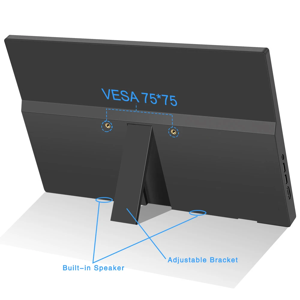 Painel IPS Touchscreen Monitor Secundário, 14 "Monitor Portátil, 1920x1080, Suporte Tipo-C, PS4, PS5 Laptop, Raspberry Pi Series