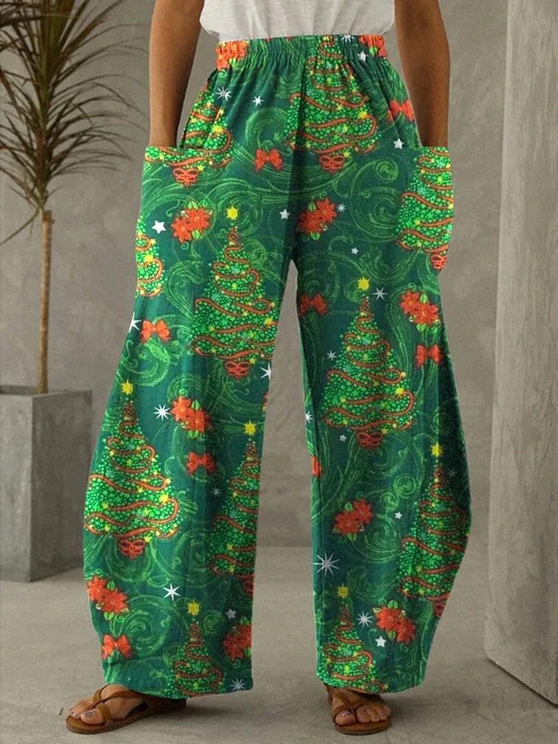 

New Snowflake Personalized Wide Leg Pants and Loose Casual Pants from Europe and America, Factory Direct SalesWC5