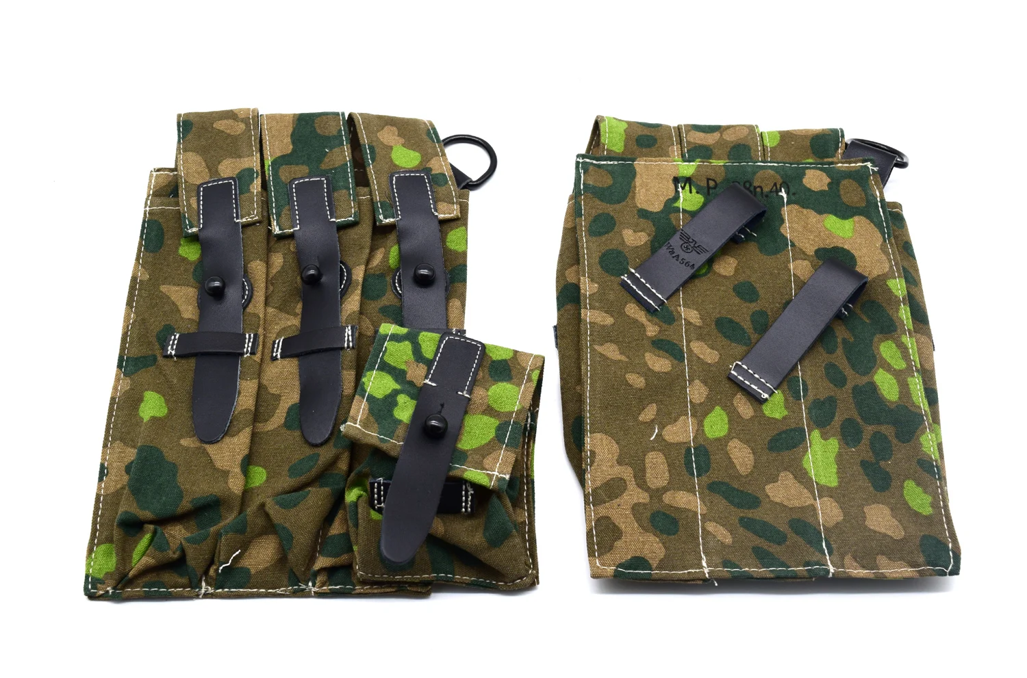 Camouflage German MP38 MP40 Ammo Ammunition Magazine Pouch DOT 44 Camo Color 　