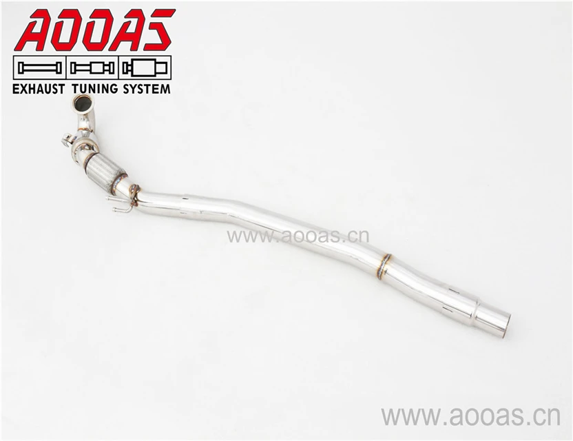 A Exhaust Header With Catalytic Converter Exhaust Downpipe For Volkswagen Golf 7R 7.5R