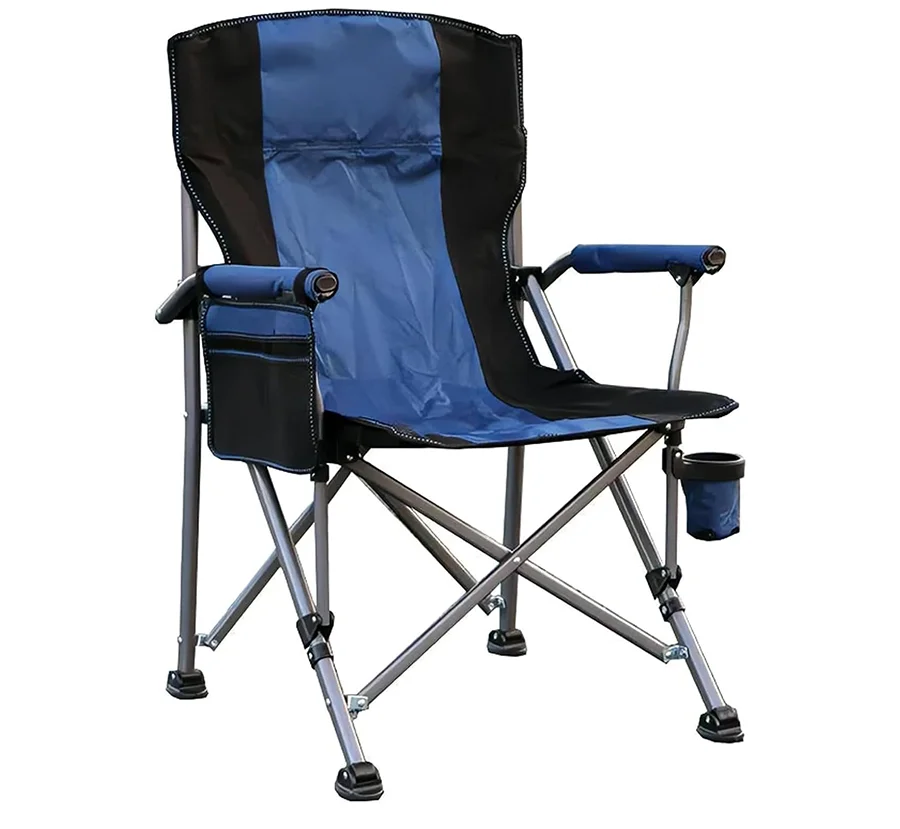 

WOQI Lightweight Folding Camping Chair Heavy Outdoor Folding Beach Chair with Cup Holder