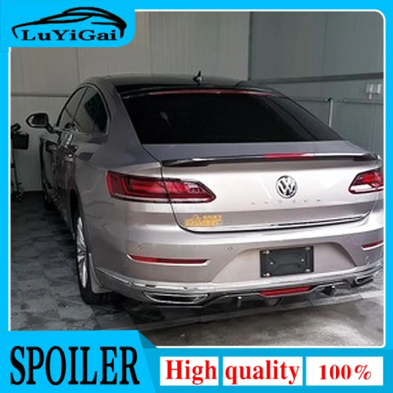 For 2019 Volkswagen New CC Arteon Spoiler High Quality ABS Material Primer Color Dar Tail Wing Decoration Rear Trunk Spoiler