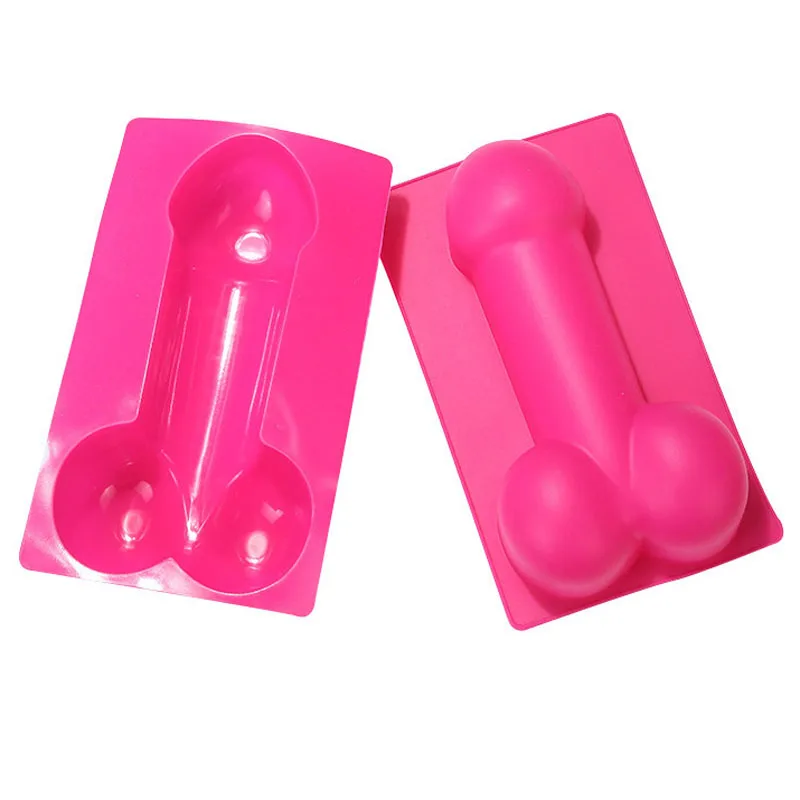 27.2CM Penis Shaped Cake Mold Dick Silicone Soap Fondant Mold Birthday Party Spoof Home Decoration Baking Accessories