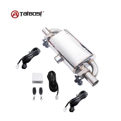 Taibosi Universal 51 60 63 70 76MM T Shape Exhaust Muffler Electric Valve Set Wireless Remote Controller Kit Auto Cutout