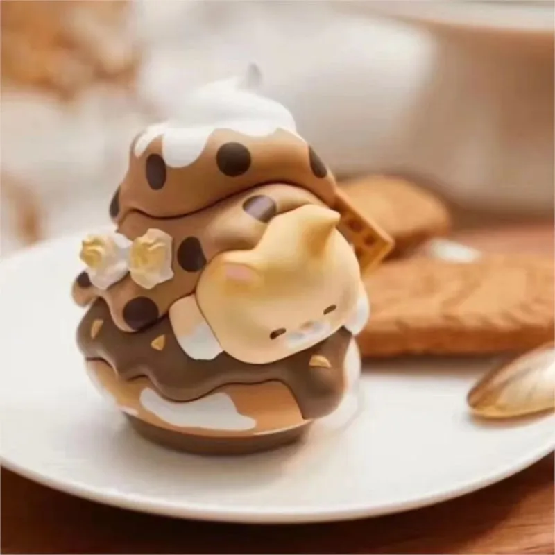 

Серия послеобеденного чая, прекрасное настольное украшение ручной работы, милые подарки для друзей, рандомная пластиковая игрушка ZE462