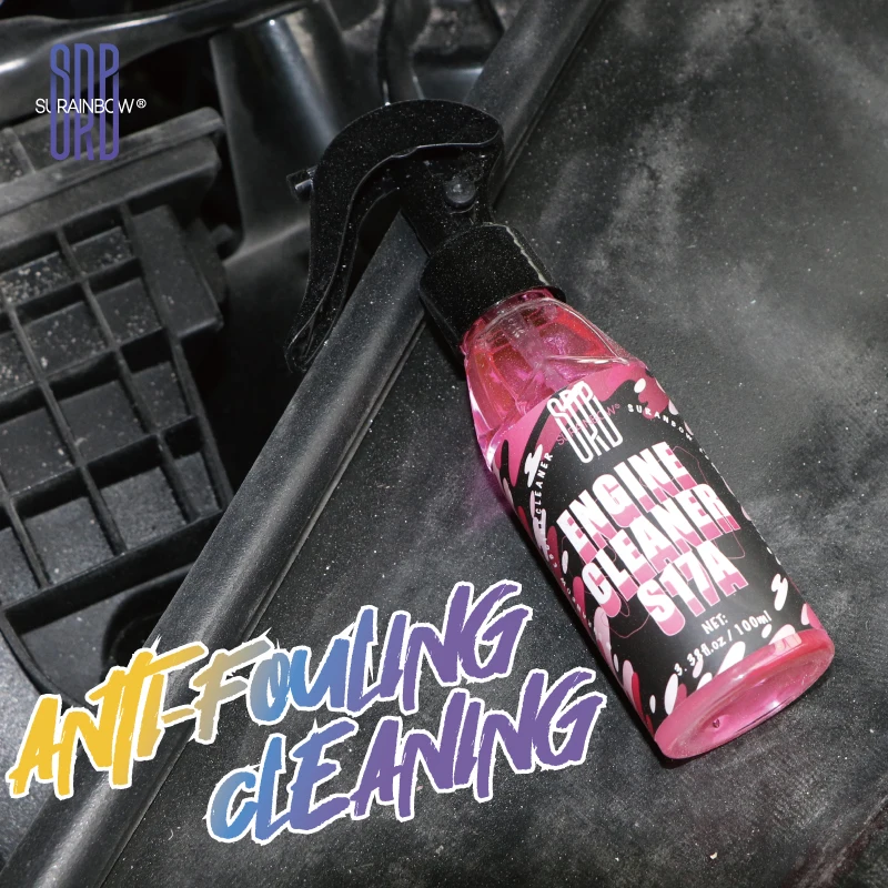 Car Engine Bay Cleaner & Degreaser Powerful Decontamination Cleaning Product For Engine Compartment Car Cleaning,Grease Remover