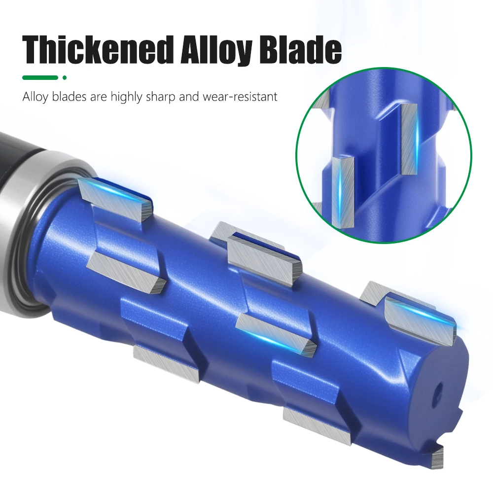 LAVIE 1pc Bearing Straight Router Bit 1/2