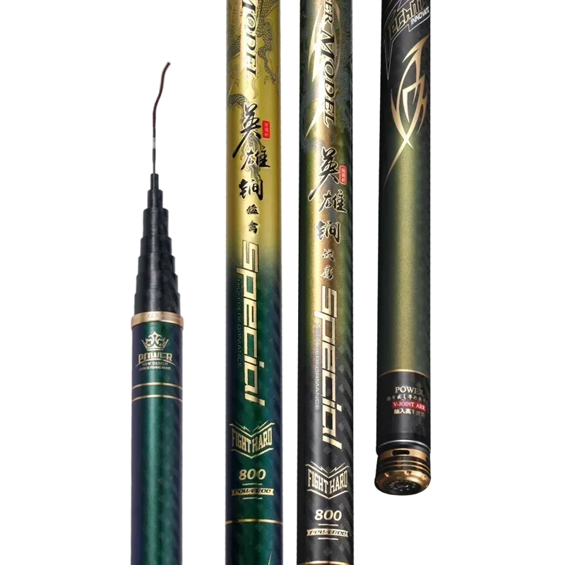 Ultra Light Fishing Rod 19 Tune Super Hard Power Carp Hand Rod Pesca 10/12/13/14M Long Section Canne a Peche Fishing Accessories