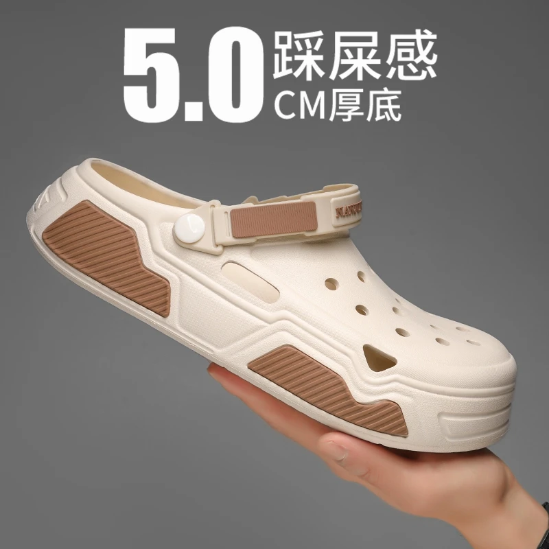 Zomerschoenen Uitverkoop Heren Slippers Outdoor Casual Ademend Mans Sandalen Sport Strand Antislip Eva Platform Lichtgewicht Herenschoen