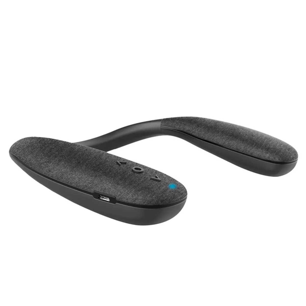 ★♠♥Y627A Hot Sale-Neckband Bluetooth Speaker -908, Gray, 6W, BT 5.0 Wireless Stereo, Ideal for Home, Gaming, Walking, Cycling