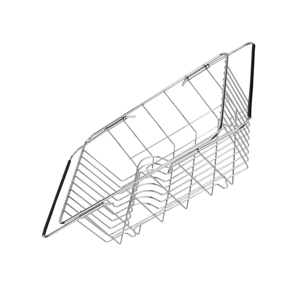 

Stainless Steel Drainer Fruit and Vegetable Drainage Rack Dish Hard to Break over Sink Drying Practical for Fruits Vegetables