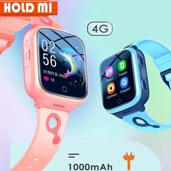 Kids Smart Watch 4g GPS WiFi Phone Watch 1000mAh Video Call Tracker Location SOS Call Back Monitor Children Gifts Smartwatch