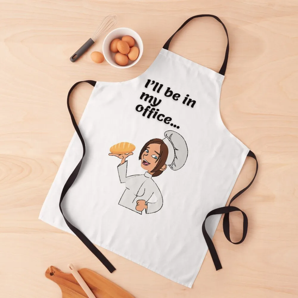 I'll be in my office - Baking Sourdough Bread Apron painting Men'ss Women's Dress esthetician Apron