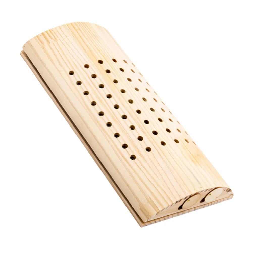 

Moxibustion Lumbar Pillow Wooden Special Design Cervical Pillow Sleep Accessory Home Massage Tool Home Supply Back Massage Tools