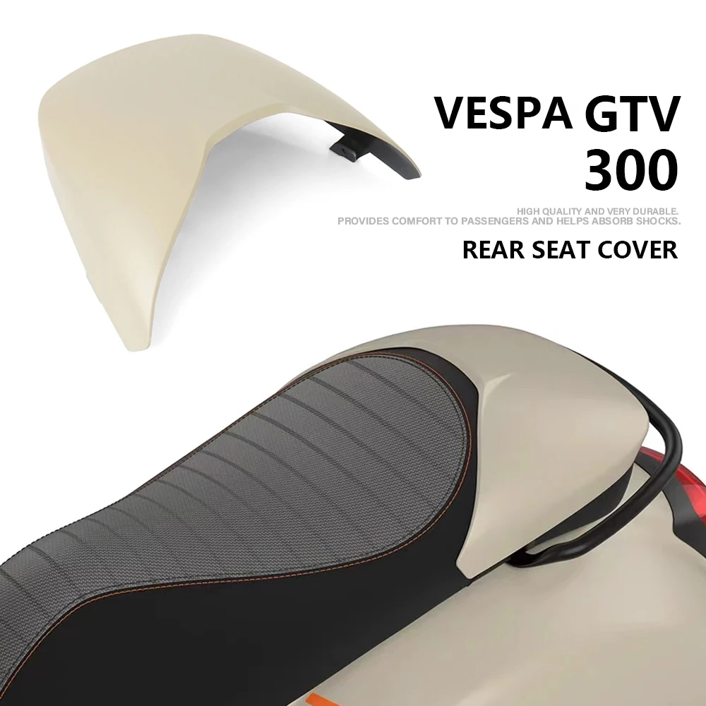 

Rear Seat Cover GTV300 Rear Pillion Passenger Cowl Motorcycle Accessories Fairing For Vespa GTV300 GTV300 GTV GTV 300 2018-2024