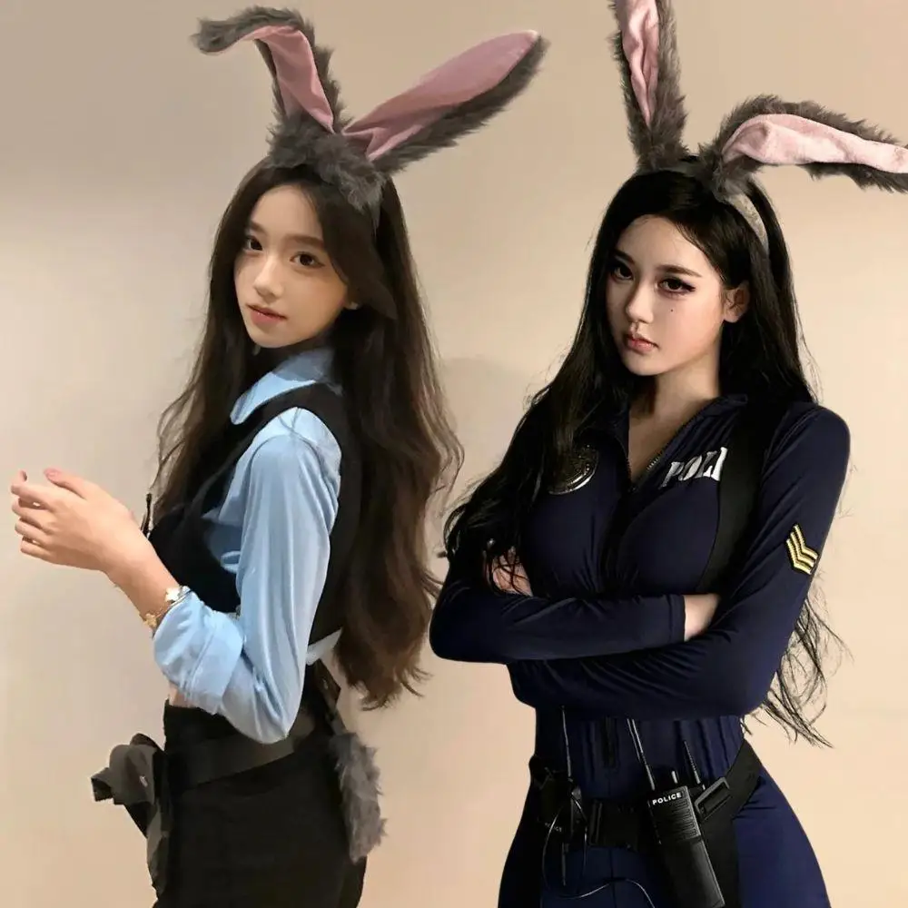 

Long Rabbit Ears Headband Hair Hoop Cartoon Bunny Ears Lolita Headdress Furry Animal Cosplay Prop Headpiece Animal Ears Hairband