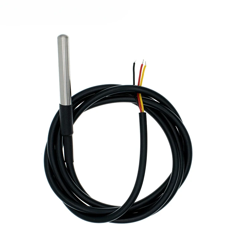 

Waterproof DS18B20 Thread Temperature Probe temperature sensor Stainless steel package 1m 3m 18B20 wire arduino