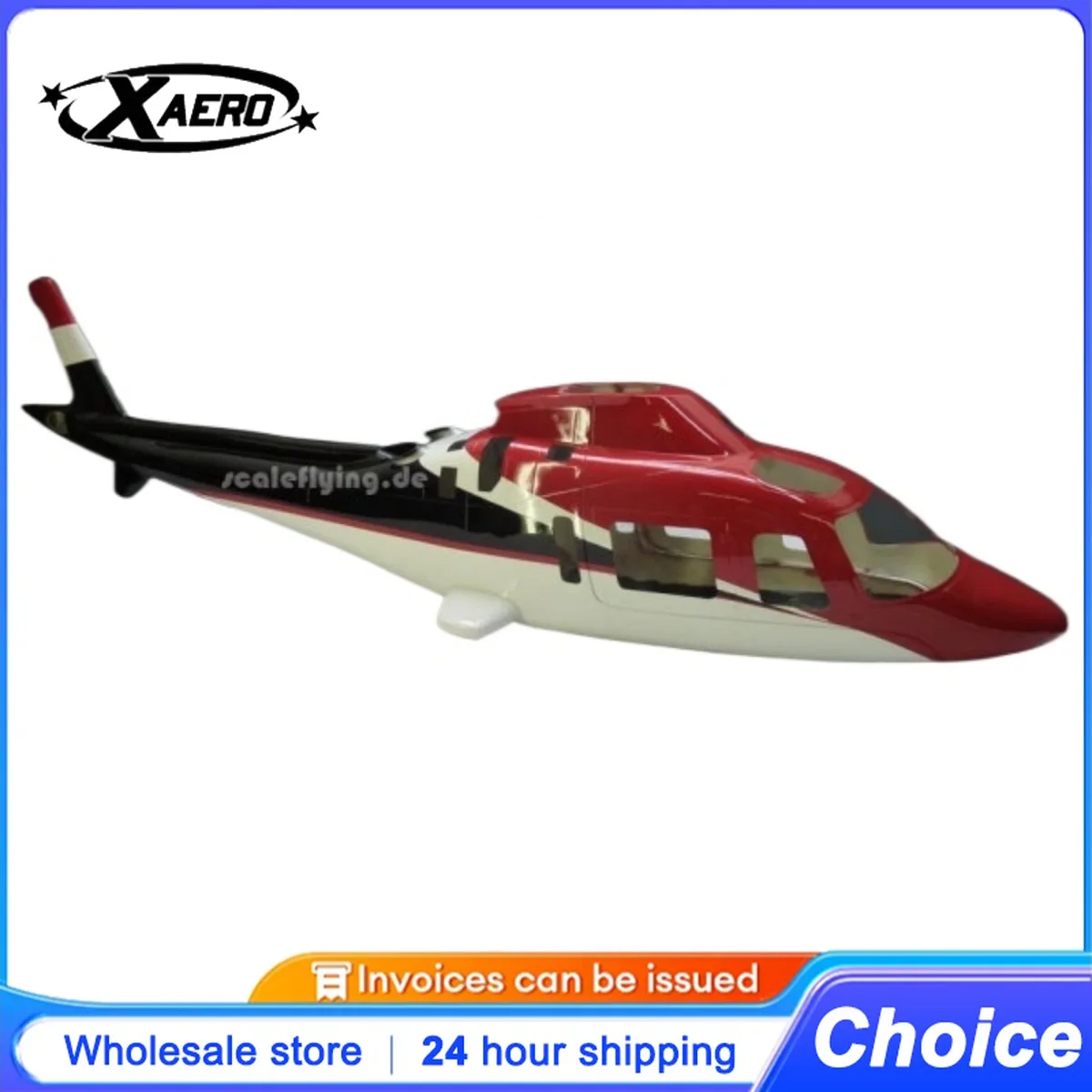 ROBAN 600 Size A-109 ERA Scale Helicopter Fuselage Fiberglass Body Shell for 600 Size Helicopters