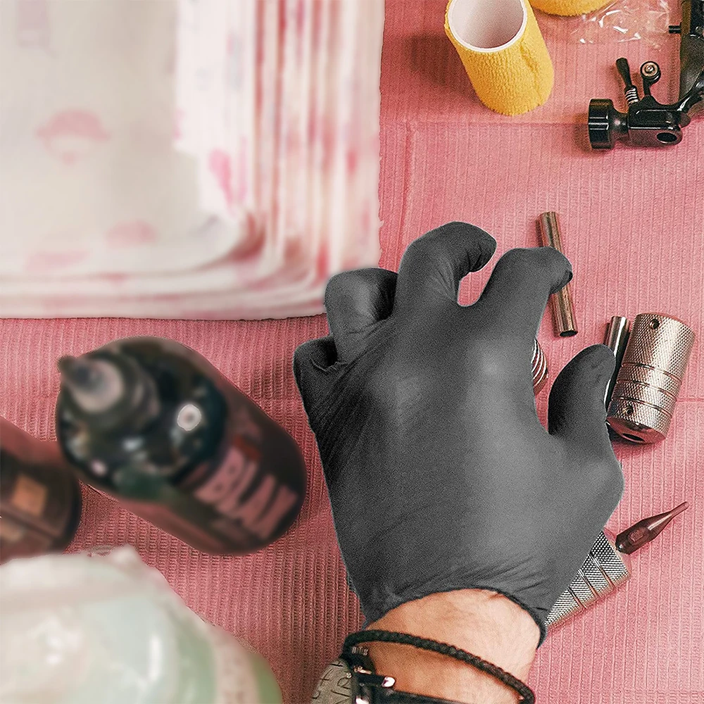 250/125/15 sztuk różowe chusteczki do czyszczenia tatuażu jednorazowe tatuaże czyste podkładki obejmuje przekłuwanie zębów wodoodporne śliniaki akcesoria do tatuażu — zdjęcie 5