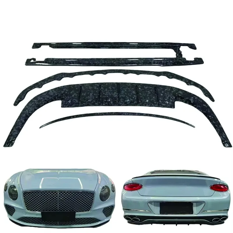 

W12 Limited Edition Forged Carbon Fiber Exterior Parts for Continental GT - Custom