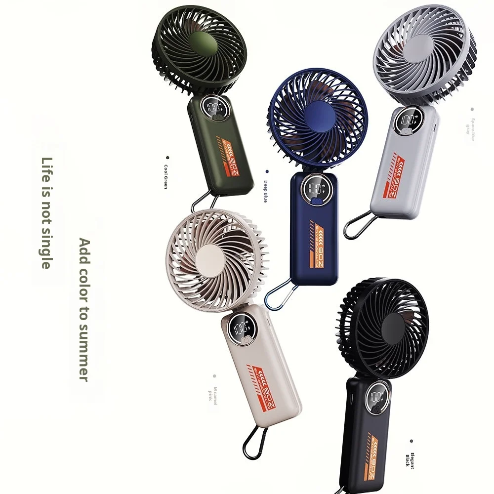 

Mini Handheld Small Fan Portable Folding High-speed Turbo Fan Student Outdoor Hand Holding Fan Small Hot Sale Dropshippings