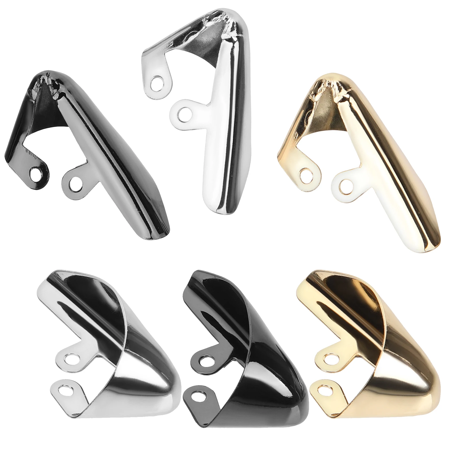 

6Pcs Shoe Pointed Protector High Heel Metal Cover Shoe Caps Durable Protection for Pointed Toe Shoes High Heel Protectors