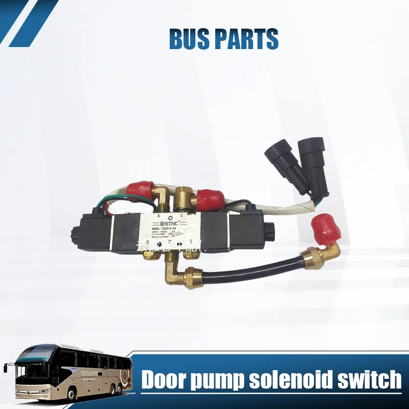NEW HNROCK Pneumatic Door Pump Solenoid Valve Switch Suitable for Yutong KingLong Bus and School Bus Parts