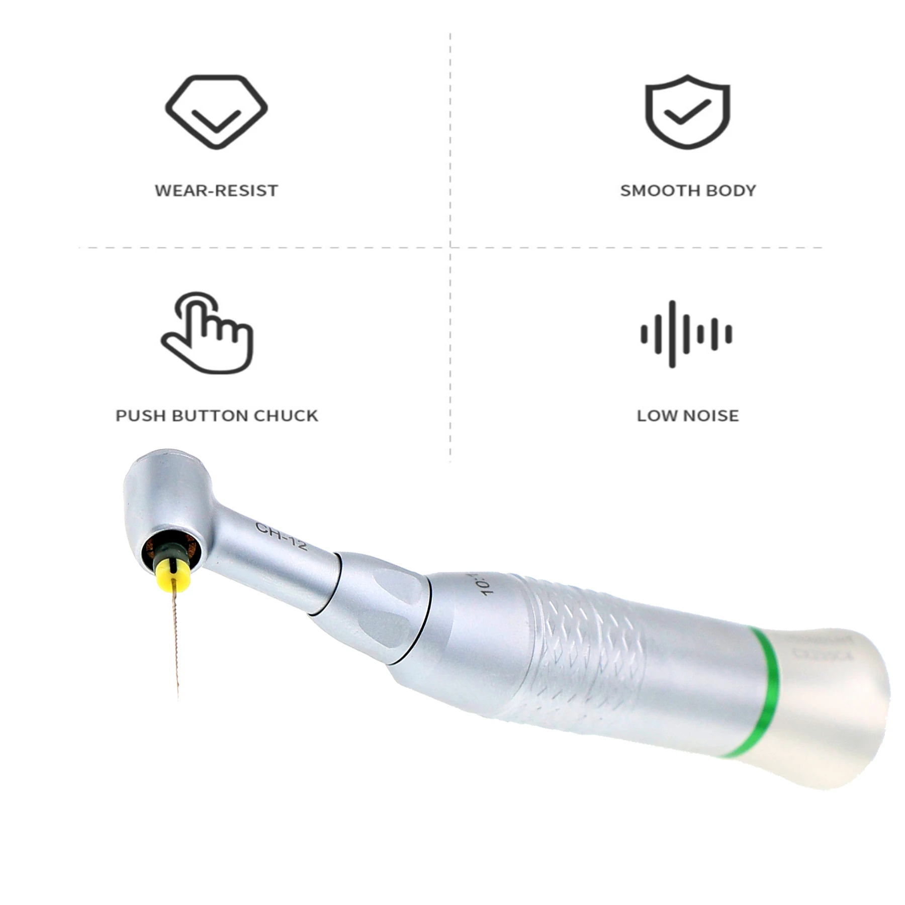 COXO 10:1 Dental Implant Handpiece Low Speed Handpiece Reduction 90º Reciprocating E Endodontic Treatment Fit KAVO NSK C5-12