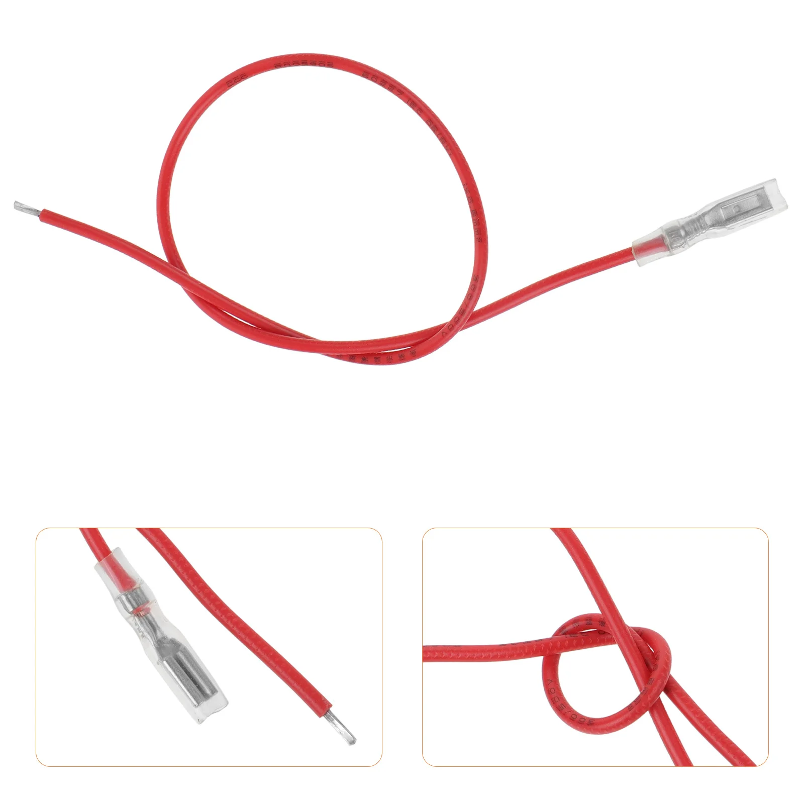 

10Pcs Terminal Connectors Insulating Sleeve Reliable Stable Connection Various Scenarios Spade Connectors Terminal with Wire