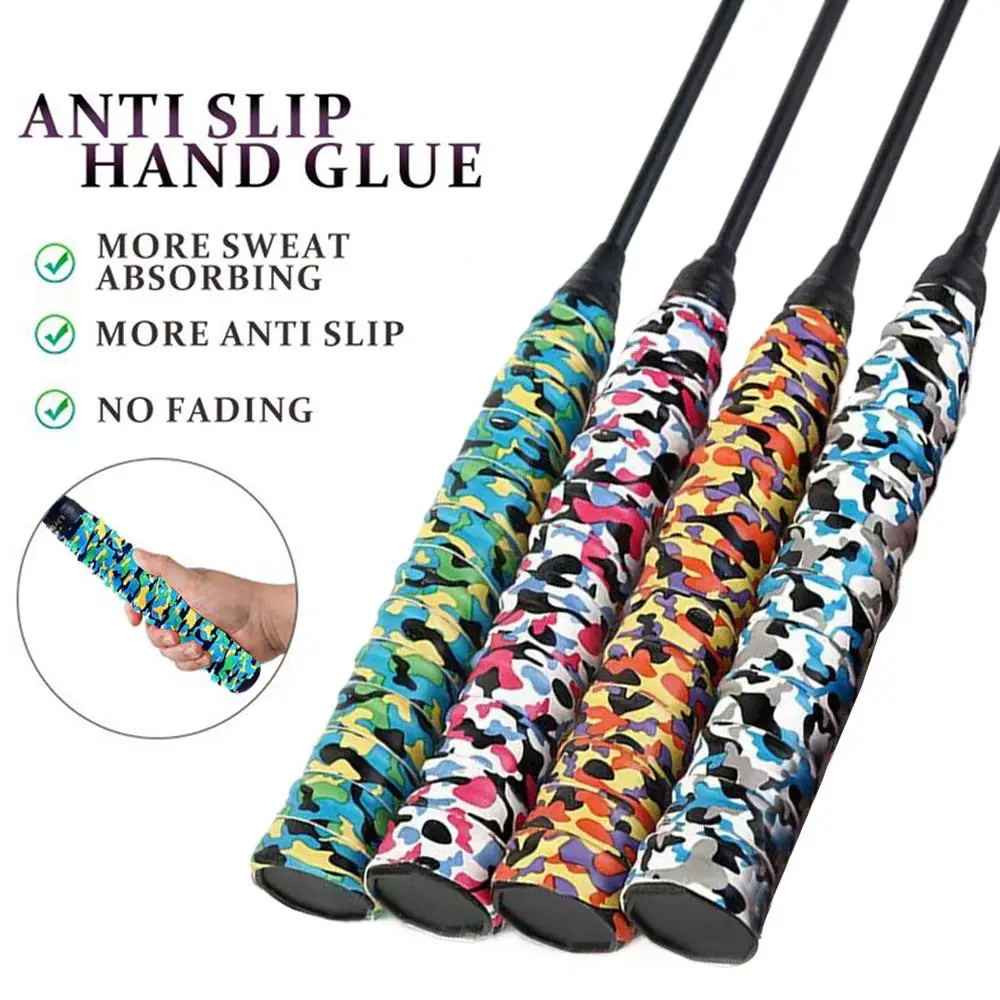 

Anti-skid Sweat Absorbed Fishing Rod Tennis Racket Grip Wrap Tape Badminton Grips Sweatband