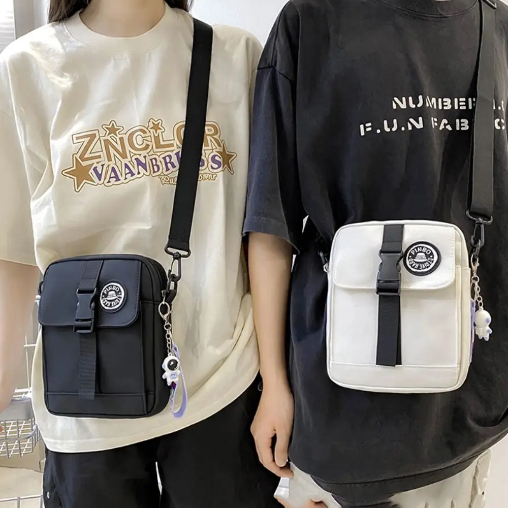 

High Quality Oxford Shoulder Bag Mini Casual Mobile Phone Bag Black Crossbody Bag