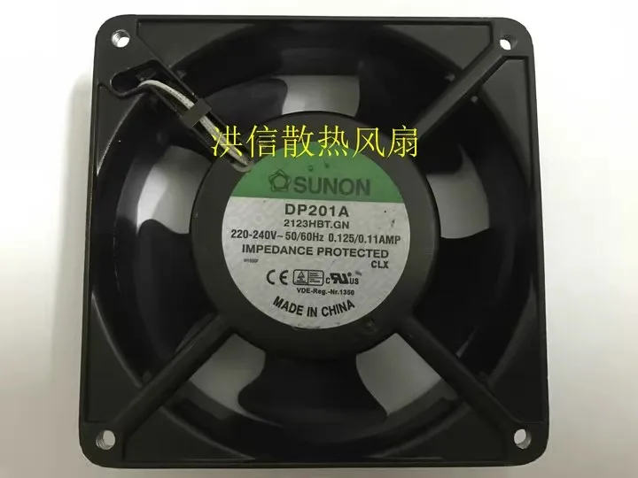 Free shipping original DP201A 2123HBT GN 220-240V 0.125/0.11AMP AC fan