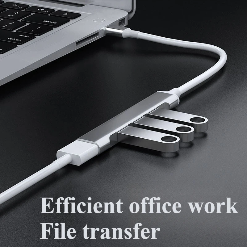 USB 7-in-1 Docking Dock, Suitable for Mobile Phone Computer Converter Laptop Type Expansion Interface Laptop Docking Station - Image 2