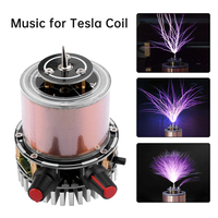 Artificial Lightning Mini Tesla Coil Arc Generator Physics Teaching Tool Square Wave Music Speaker Bluetooth Connect