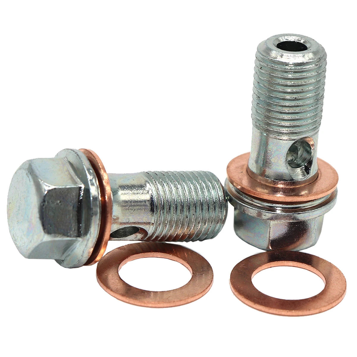 Left Rear Right Brake Caliper Hose Lines Banjo Fittings Bolts Copper Sealing Crush Washers Repair Kit For Honda Civic 2.0 Type-R 3