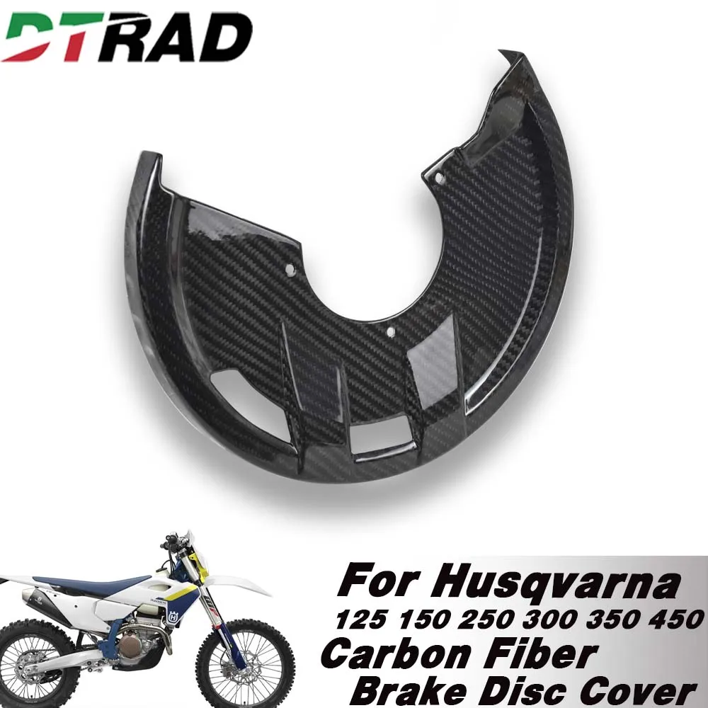 

Для Husqvarna 125 150 250 300 350 450 501 TC FC TE FE TX FX 2025 карбоновая защита переднего моста, тормозной диск, защита мотоцикла